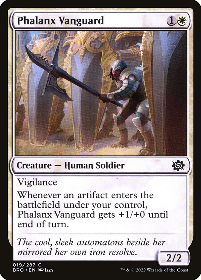 Magic the Gathering Card - Phalanx Vanguard - MTG Circle