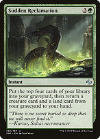 Magic the Gathering Card - Sudden Reclamation - MTG Circle