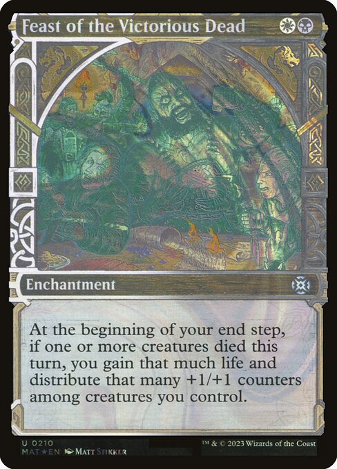 Magic the Gathering Card - Feast of the Victorious Dead - MTG Circle