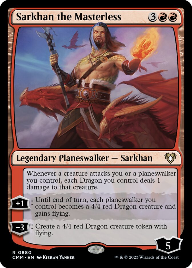 Magic the Gathering Card - Sarkhan the Masterless - MTG Circle