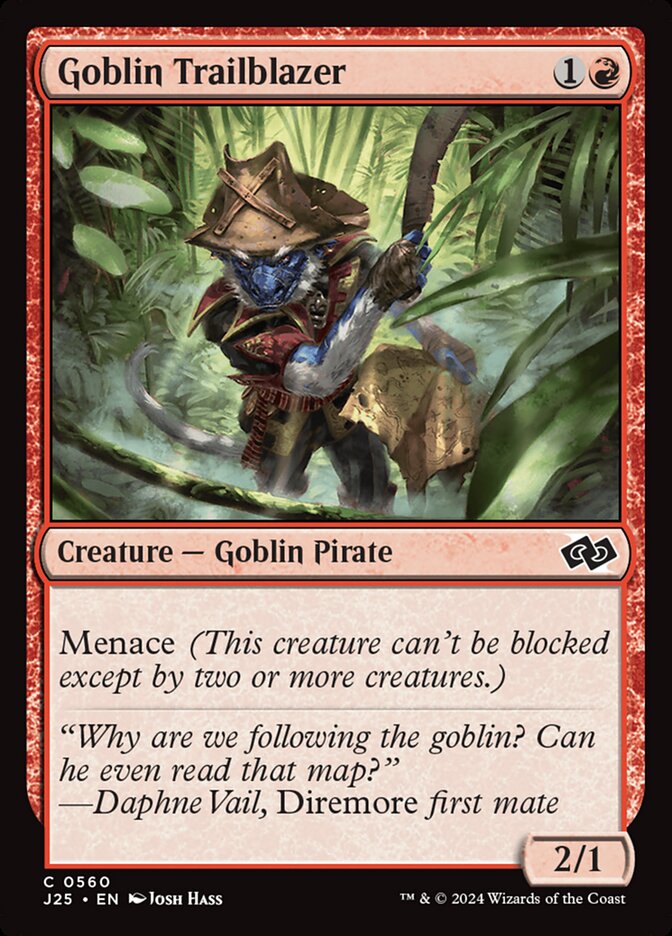 Magic the Gathering Card - Goblin Trailblazer - MTG Circle
