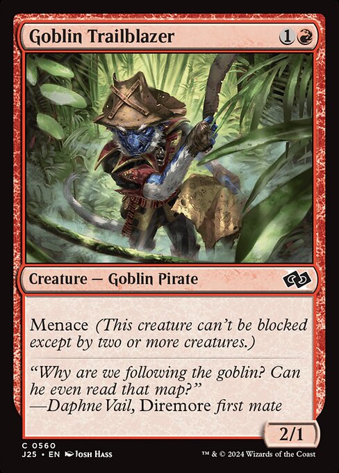 Magic the Gathering Card - Goblin Trailblazer - MTG Circle