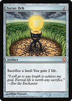 Magic the Gathering Card - Zuran Orb - MTG Circle