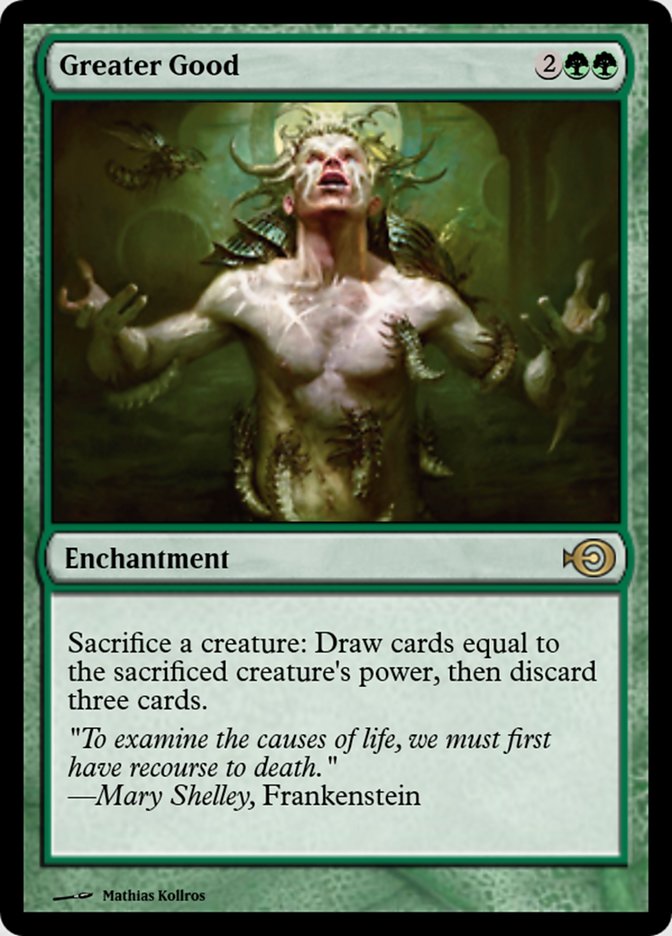 Magic the Gathering Card - Greater Good - MTG Circle