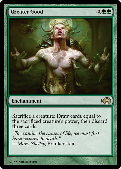 Magic the Gathering Card - Greater Good - MTG Circle