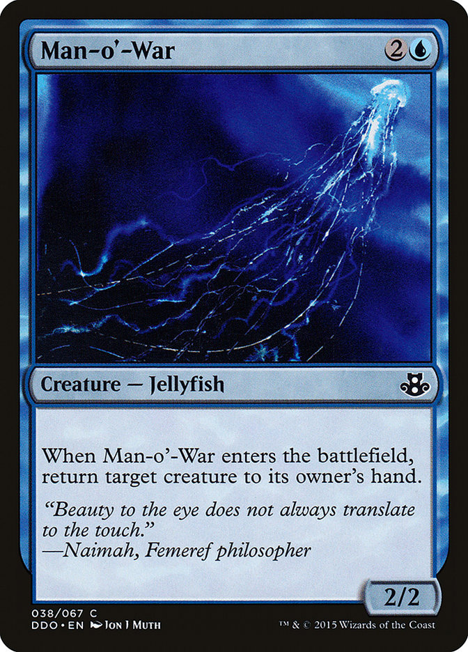 Magic the Gathering Card - Man-o'-War - MTG Circle