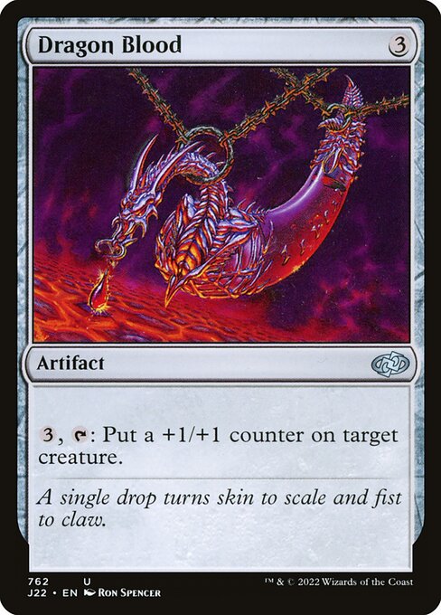Magic the Gathering Card - Dragon Blood - MTG Circle