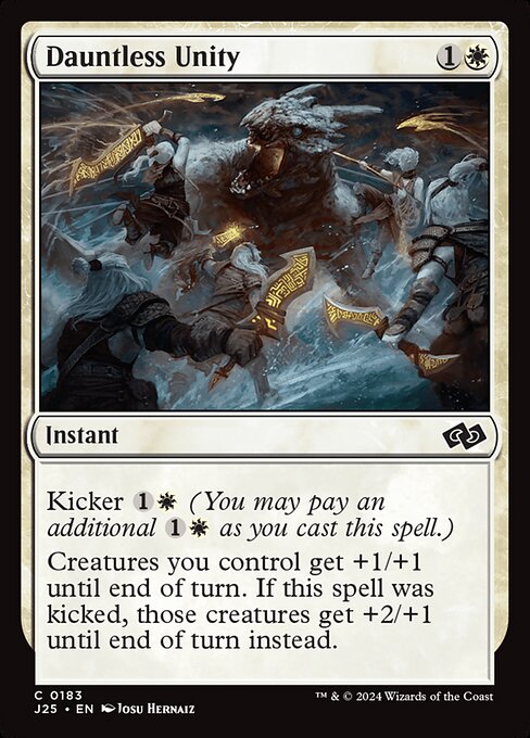 Magic the Gathering Card - Dauntless Unity - MTG Circle