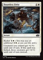 Magic the Gathering Card - Dauntless Unity - MTG Circle