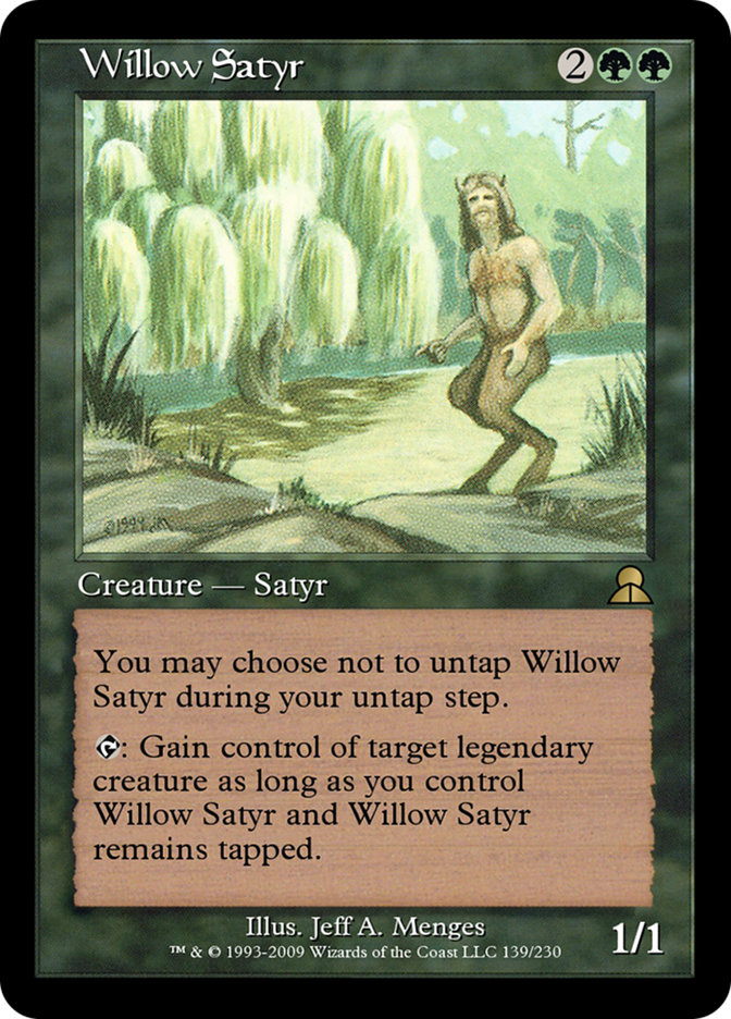 Magic the Gathering Card - Willow Satyr - MTG Circle