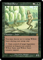 Magic the Gathering Card - Willow Satyr - MTG Circle