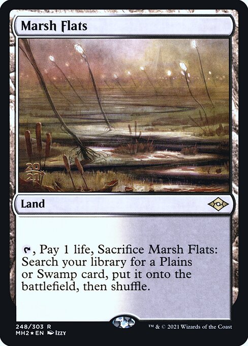 Magic the Gathering Card - Marsh Flats - MTG Circle