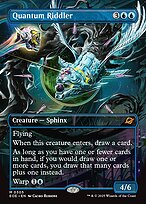 Magic the Gathering Card - Quantum Riddler - MTG Circle