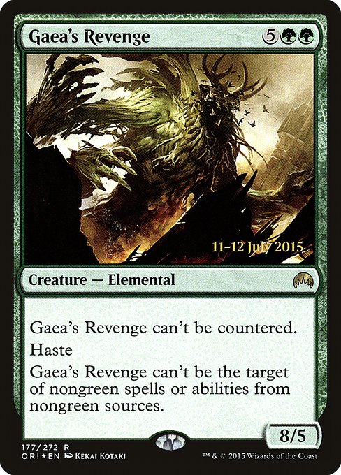 Magic the Gathering Card - Gaea's Revenge - MTG Circle