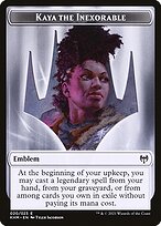 Magic the Gathering Card - Kaya the Inexorable Emblem - MTG Circle