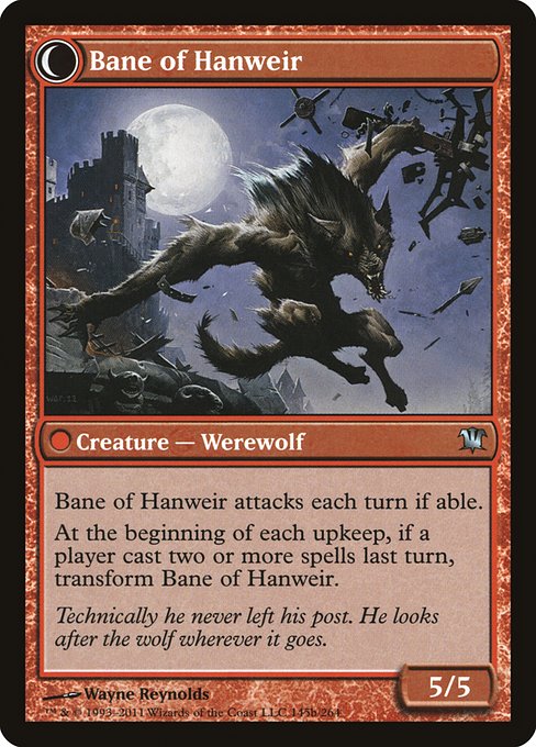 Magic the Gathering Card - Bane of Hanweir - MTG Circle
