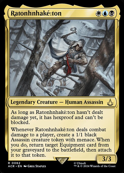 Magic the Gathering Card - Ratonhnhaké꞉ton - MTG Circle