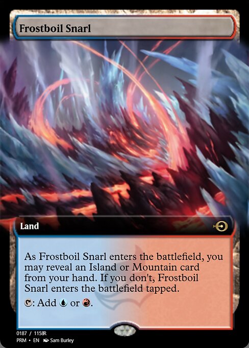 Magic the Gathering Card - Frostboil Snarl - MTG Circle