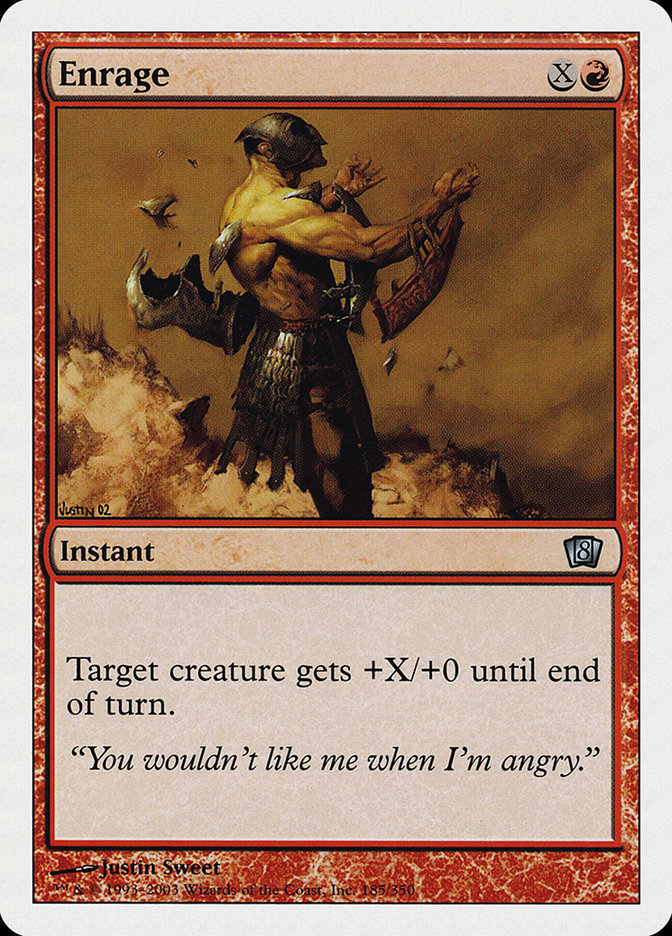 Magic the Gathering Card - Enrage - MTG Circle