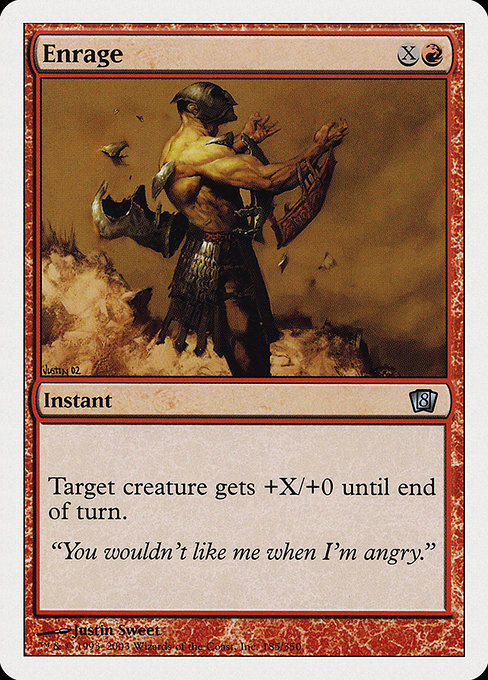 Magic the Gathering Card - Enrage - MTG Circle