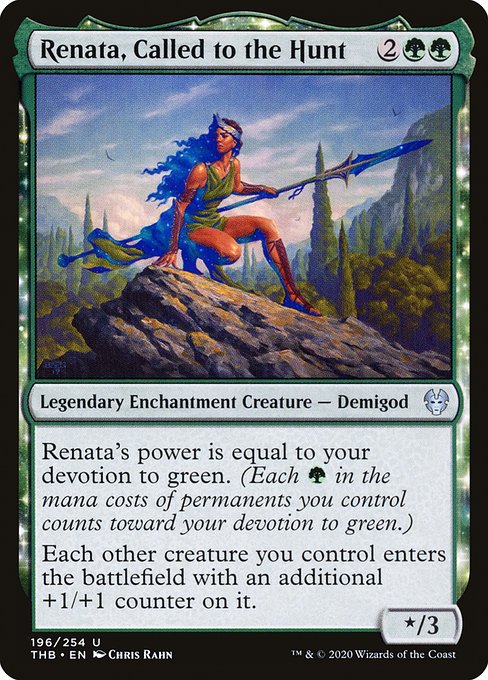 Magic the Gathering Card - Renata, Called to the Hunt - MTG Circle