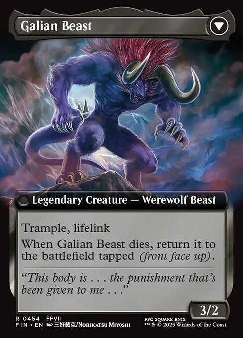 Magic the Gathering Card - Galian Beast - MTG Circle