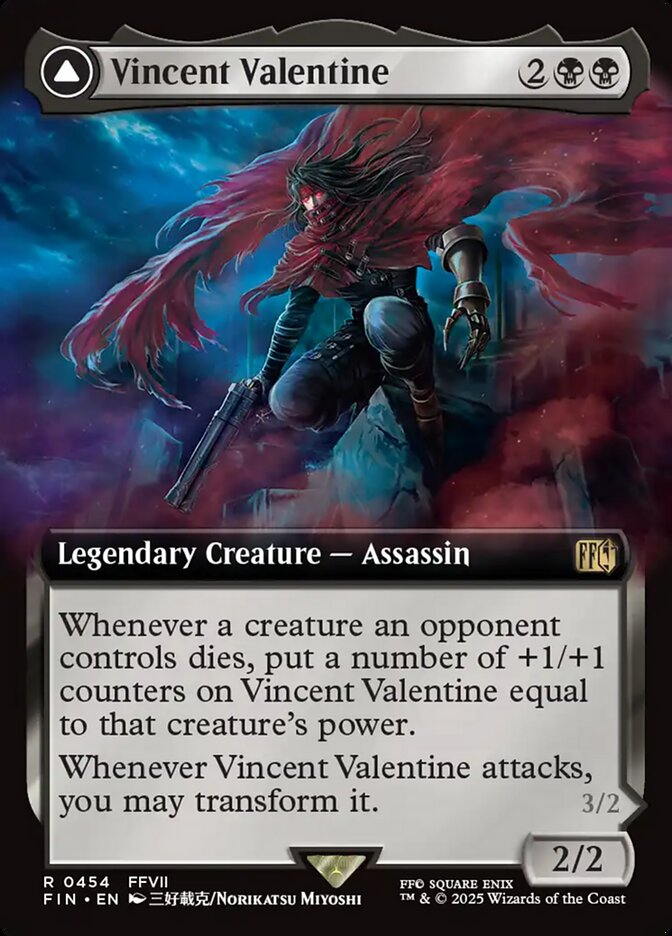 Magic the Gathering Card - Vincent Valentine - MTG Circle
