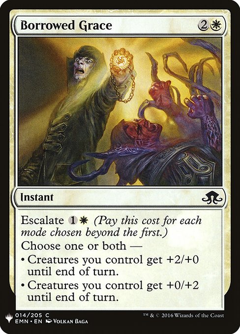 Magic the Gathering Card - Borrowed Grace - MTG Circle