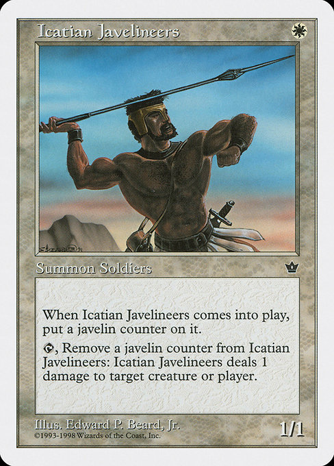 Magic the Gathering Card - Icatian Javelineers - MTG Circle