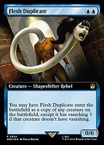 Magic the Gathering Card - Flesh Duplicate - MTG Circle