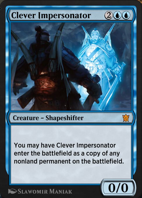 Magic the Gathering Card - Clever Impersonator - MTG Circle