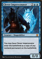 Magic the Gathering Card - Clever Impersonator - MTG Circle