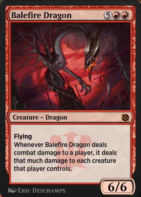 Magic the Gathering Card - Balefire Dragon - MTG Circle