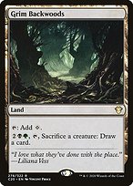 Magic the Gathering Card - Grim Backwoods - MTG Circle