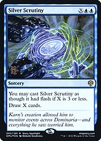 Magic the Gathering Card - Silver Scrutiny - MTG Circle