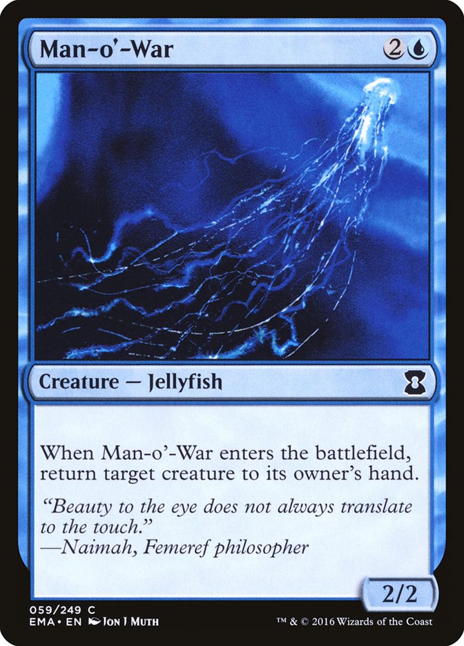 Magic the Gathering Card - Man-o'-War - MTG Circle