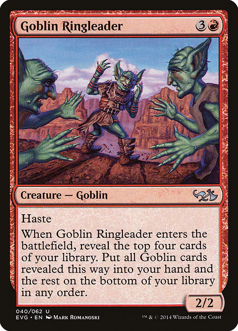Magic the Gathering Card - Goblin Ringleader - MTG Circle