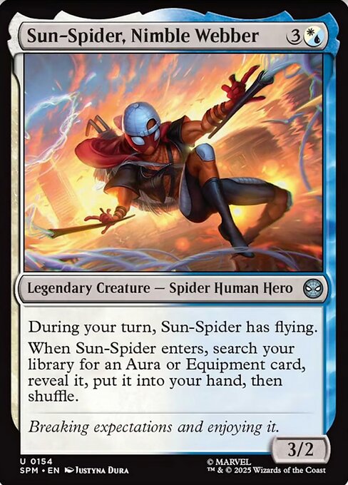 Magic the Gathering Card - Sun-Spider, Nimble Webber - MTG Circle