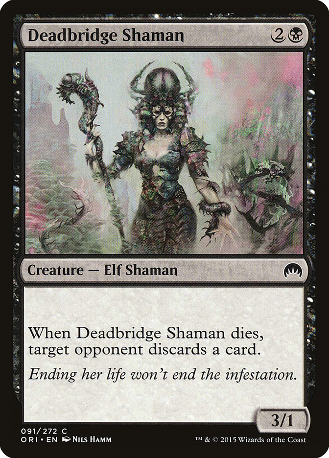 Magic the Gathering Card - Deadbridge Shaman - MTG Circle