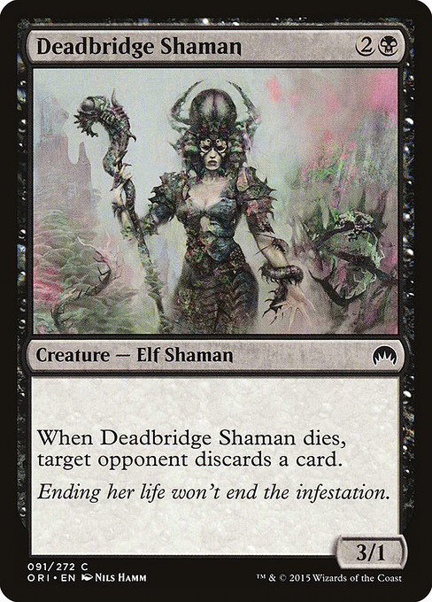 Magic the Gathering Card - Deadbridge Shaman - MTG Circle