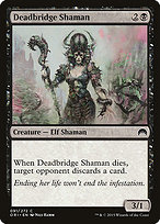 Magic the Gathering Card - Deadbridge Shaman - MTG Circle