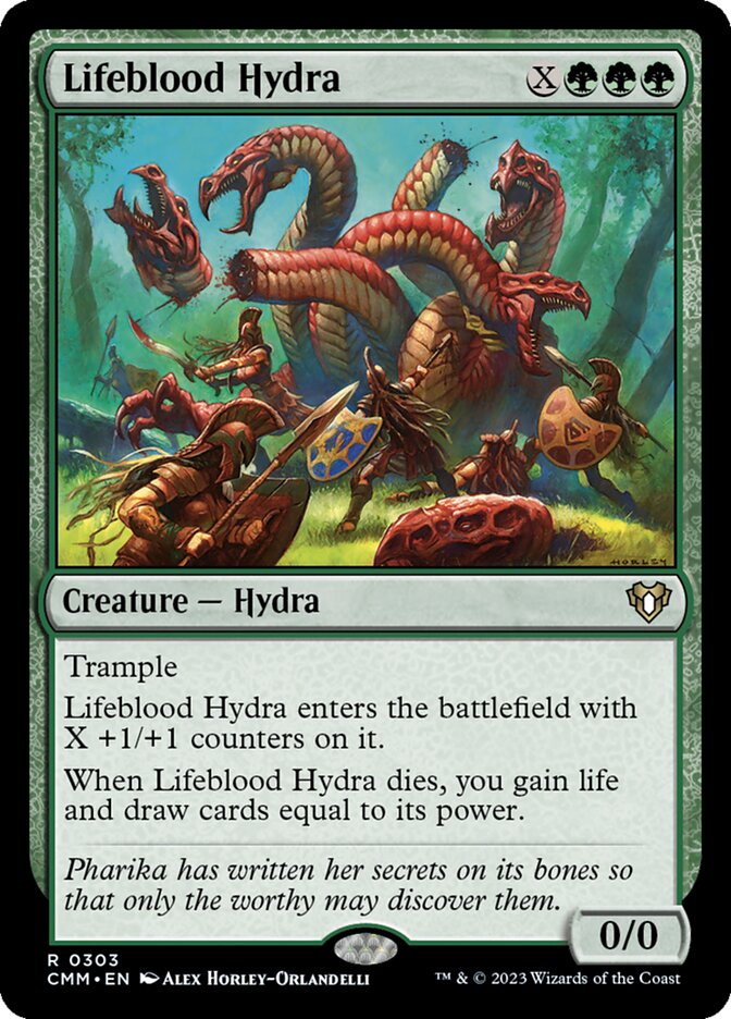 Magic the Gathering Card - Lifeblood Hydra - MTG Circle