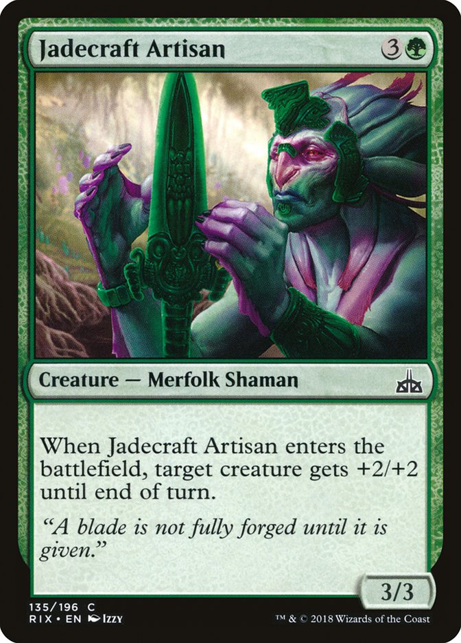 Magic the Gathering Card - Jadecraft Artisan - MTG Circle