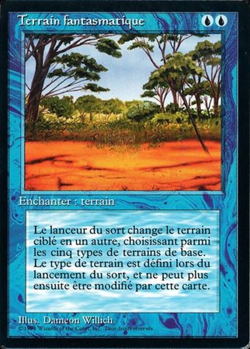 Magic the Gathering Card - Phantasmal Terrain - MTG Circle