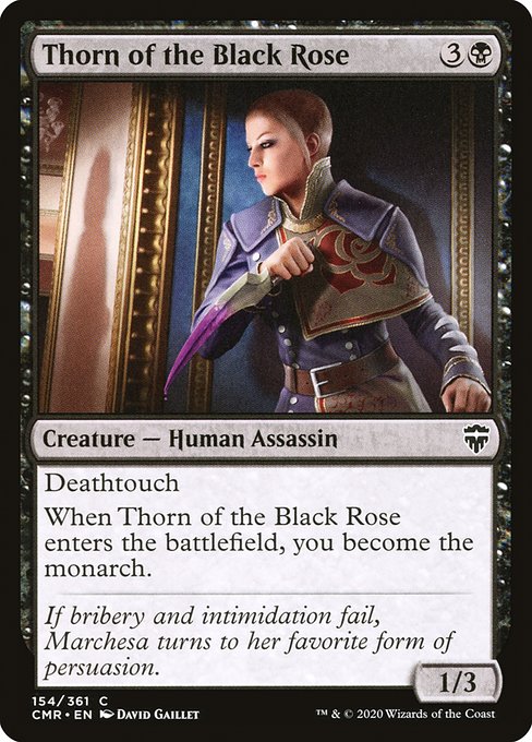 Magic the Gathering Card - Thorn of the Black Rose - MTG Circle