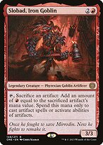 Magic the Gathering Card - Slobad, Iron Goblin - MTG Circle