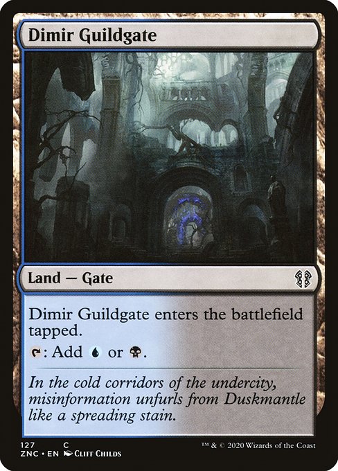 Magic the Gathering Card - Dimir Guildgate - MTG Circle