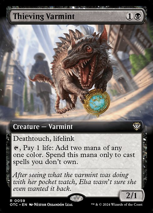 Magic the Gathering Card - Thieving Varmint - MTG Circle