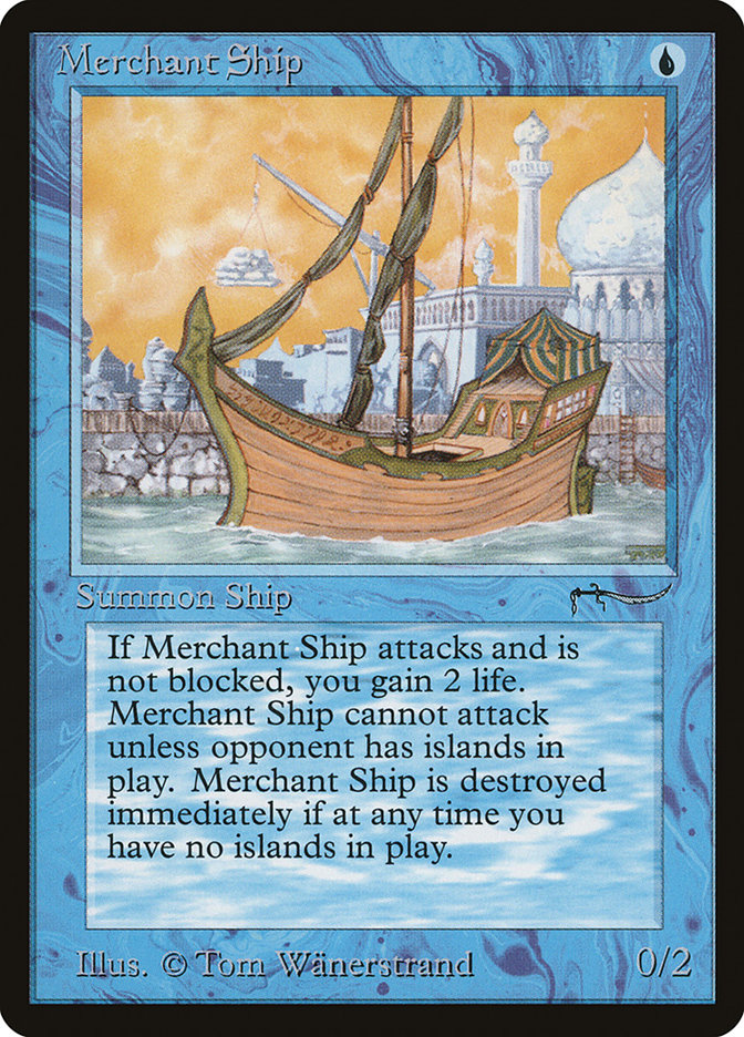 Magic the Gathering Card - Merchant Ship - MTG Circle