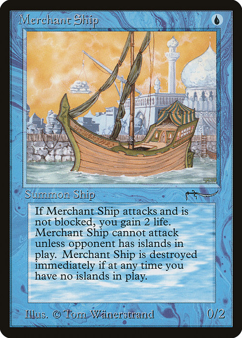 Magic the Gathering Card - Merchant Ship - MTG Circle